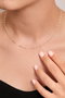 Heliophilia Silver Collar de metal BJELK2513G en Plata